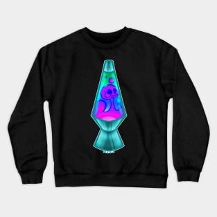 Groovy Ghoul Lava Lamp (Cool Version) Crewneck Sweatshirt